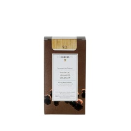 Korres Argan Oil Advanced Colorant 9.0 Ξανθό Πολύ Ανοιχτό Μόνιμη Βαφή Μαλλιών 1τμχ