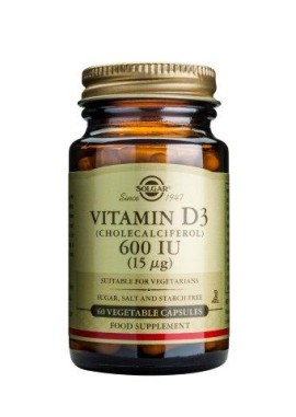 Solgar Vitamin D3 600 Iu 60 Veg.Caps