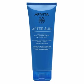 Apivita After Sun Δροσιστική & Καταπραϋντική Κρέμα-Gel Για Πρόσωπο & Σώμα 200 ml