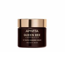 Apivita Queen Bee Longevity Rich Day Cream Πλούσια Βελούδινη Κρέμα Για Δράση Σε 12 Δείκτες Νεότητας 50ml