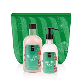 Lavish Care Promo Mistletoe Kiss Bath & Shower Gel 500ml & Glitter Body Lotion 300ml & Νεσεσέρ