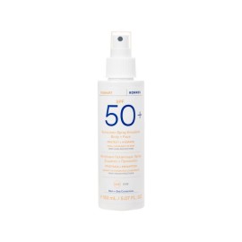 Korres Yoghurt Emulsion Body & Face Protect & Hydrate Sunscreen Spray Spf50+, 150ml
