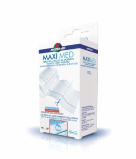 Master Aid Maxi Med Αυτοκόλλητο Ρολό Συνεχούς Γάζας Λευκό Χρώμα 50x8 cm