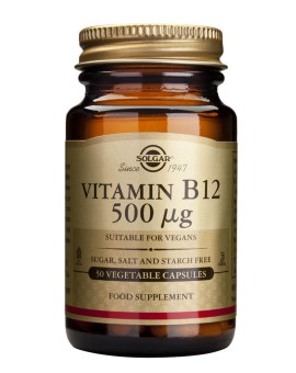Solgar Vitamin B12 500 mg 50 Veg Caps
