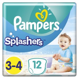 Pampers Splashers Μέγεθος 3-4 (6-11kg) 12 Πάνες