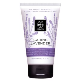 Apivita Caring Lavender Ενυδατική & Κατάπραϋντικη Κρέμα Σώματος - Υποαλλεργικη 150 ml