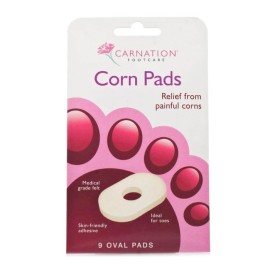 Carnation Oval Corn Pads Προστατευτικά Αυτοκόλλητα Δαχτύλων Οβάλ 9τεμ