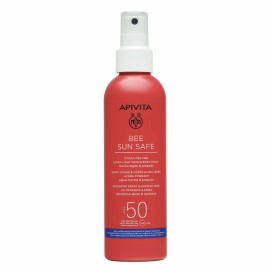 Apivita Bee Sun Safe Αντηλιακό Ενυδατικό Spray Ελαφριάς Υφής Για Πρόσωπο & Σώμα Spf50 200 ml
