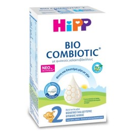 HiPP 2 Bio Combiotic Βρεφικό Γάλα με Φυσικούς Γαλακτοβάκιλλους & Metafolin μετά τον 6ο μήνα 600 gr