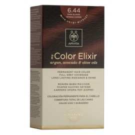 Apivita My Color Elixir 6.44 Ξανθό Σκούρο Έντονο Χάλκινο Μόνιμη Βαφή Μαλλιών 1 τμχ