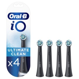 Oral-B iO Ultimate Clean Brush Heads Black 4τεμ