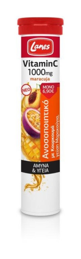 Lanes Vitamin C 1000mg Maracuja 20 eff. tabs