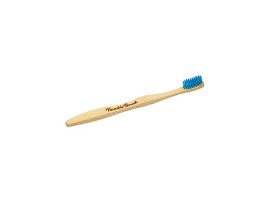 The Humble Co. Toothbrush Bamboo Blue Μπλε Οδοντόβουρτσα Απο Μπαμπού Adult Medium 1 τμχ