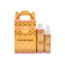 Aloe Colors Caramel Bliss Gift Box 2026 Χριστουγεννιάτικο Σετ Δώρου με Shower Gel Αφρόλουτρο 200 ml & Hair & Body Mist Άρωμα Μαλλιών-Σώματος 100 ml