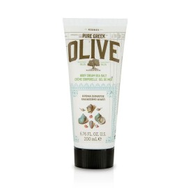 Korres Pure Greek Olive Body Cream Sea Salt Ενυδατική Κρέμα Σώματος Με Θαλασσινό Αλάτι 200ml