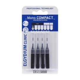 Elgydium Μεσοδόντια Clinic Monocompact 0,35 Black 4 τμχ