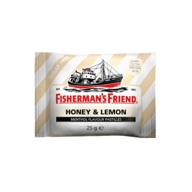 Fishermans Friend Καραμέλες με Μέλι και Λεμόνι & Άρωμα Μινθόλης Χωρίς Προσθήκη Ζάχαρης 25gr