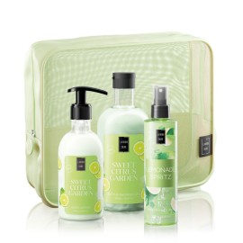 Lavish Care Promo Sweet Citrus Garden Bath & Shower Gel 500ml & Body Lotion 300ml & Lemonade Spritz Mist 200ml & Νεσεσέρ