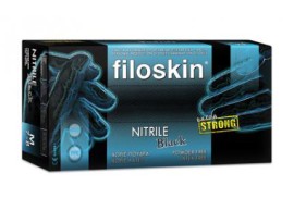 Filoskin Γάντια Νιτριλίου Extra Strong Μαύρα Large Χωρίς Πούδρα 100τεμ