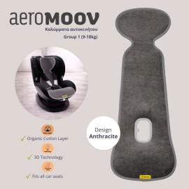 Aeromoov Air Layer Group 1 (9-18kg) Αντιιδρωτικό Κάλυμμα για Παιδικό Κάθισμα Αυτοκινήτου Antracite 1τεμ - AL-0-ANT