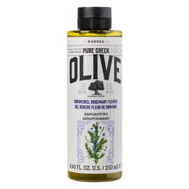 Korres Pure Greek Olive Shower Gel Rosemary Flower Αφρόλουτρο Δεντρολίβανο 250ml