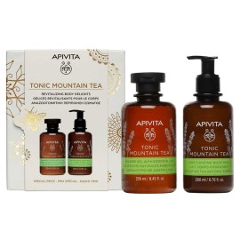 Apivita Promo Tonic Mountain Tea Αφρόλουτρο 250ml & Γαλάκτωμα Σώματος 200ml