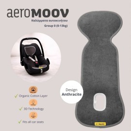 Aeromoov Air Layer Group 0+ (0-13kg) Αντιιδρωτικό Κάλυμμα για Παιδικό Κάθισμα Αυτοκινήτου Antracite 1τεμ - AL-0-ANT