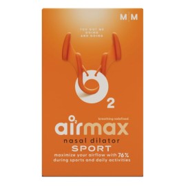 Airmax Nasal Dilator Sport Medium Ρινικός Διαστολέας για Εισπνοή στο Maximum για Όσους Αθλούνται 2τεμ