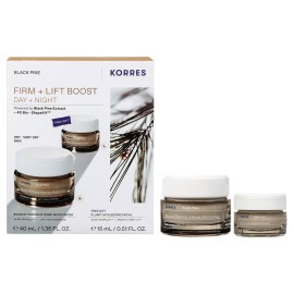 Korres Promo Black Pine Bounce Firming Intense Moisturizer Day Cream 40ml & Δώρο Plump Up, Sleeping Facial Cream 15ml