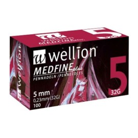 Wellion Medfine Plus Βελονάκια για Πένα Ινσουλίνης 32G x 5mm 100τεμ