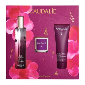 Caudalie Xmas Promo The des Vignes Fresh Γυναικείο Άρωμα 50ml, Δώρo Αφρόλουτρο 50ml & Δώρο Αρωματικό Κερί 35gr
