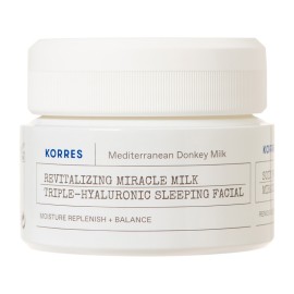 Korres Mediterranean Donkey Milk Revitalizing Miracle Triple Hyaluronic Sleeping Facial Milk 40ml