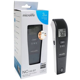 Microlife NC 150 BT Ψηφιακό Ανέπαφο Θερμόμετρο Μετώπου με Bluetooth Μαύρο 1 τεμ