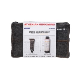 Korres Promo Athenian Grooming Mens Skincare Σετ Αντιγηραντική Κρέμα Προσώπου + Ματιών 50ml & Δροσιστικό Gel Καθαρισμού Πρόσωπο + Γένια 250ml