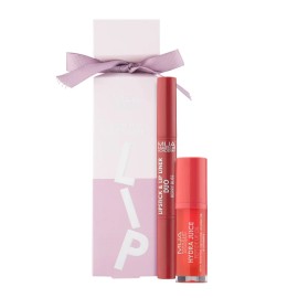 MUA Promo Lip Cracker Lipstick - Liner Duo Berry Bliss 0.9gr & Hydra Juice Peptide Lip Oil Berry Bliss 7ml