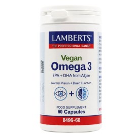 Lamberts Vegan Omega 3, 750mg from Algae 60caps