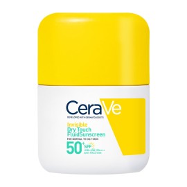 Cerave Invisible Dry Touch Fluid Sunscreen Spf50+, 50ml