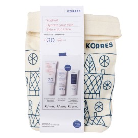 Korres Promo Yoghurt Hydrate your Skin Sunscreen Face Cream Gel Spf30, 40ml & Δώρο Nourishing Probiotic Gel-Cream 20ml & Foaming Cream Cleanser 20ml & Νεσεσέρ