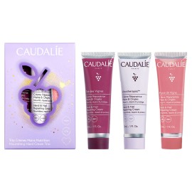 Caudalie Promo Nourishing Hand Cream Trio Hand & Nail Repairing Cream Vinotherapist 30ml & The des Vignes 30ml & Rose de Vigne 30ml