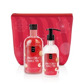 Lavish Care Promo Holly Jolly Apple Pie Bath & Shower Gel 500ml & Glitter Body Lotion 300ml & Νεσεσέρ