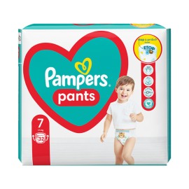 Pampers Pants Maxi Pack Μέγεθος 7 (17+kg) 32 Πάνες-Βρακάκι
