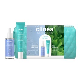 Clinea Promo Limited Edition Hydration Essentials με Νεσεσέρ & Serum Hyaluronic Waterbomb 30ml & Κρέμα Ματιών Eye Smoothie 15ml