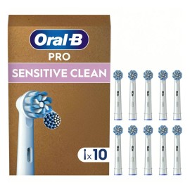 Oral-B Pro Sensitive Clean Soft Electric Toothbrush Head Replacement White 10τεμ