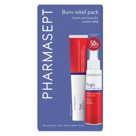 Pharmasept Promo Burn Relief Pack Flogo Calm Cream Καταπραϋντική Κρέμα για Εγκαύματα 50ml & Flogo Instant Calm Spray Σπρέι Πρoσώπου-Σώματος για Ερεθισμούς & Εγκαύματα 100ml (-50% στο 2ο προϊόν)