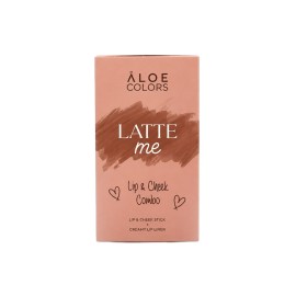 Aloe Colors Lip & Cheek Combo Latte Me Σετ με Lip & Cheek Stick Rosy Crush για Χείλη & Μάγουλα 5 g & Creamy Lip Liner Latte Nude Μολύβι Χειλιών 0,5 g