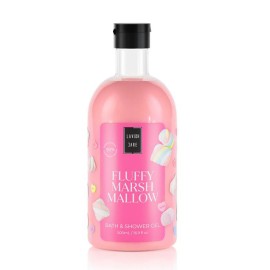 Lavish Care Fluffy Marsh Mallow Bath & Shower Αφρόλουτρο Gel με Άρωμα Ζαχαρωτό 500ml