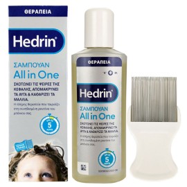 Hedrin All in One Anti-Lice Comb & Shampoo 100ml