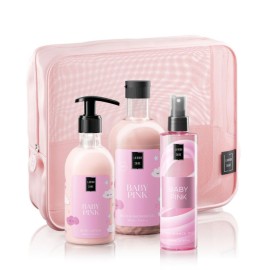 Lavish Care Promo Baby Pink Bath & Shower Gel 500ml & Body Lotion 300ml & Fragrance Mist 200ml & Νεσεσέρ