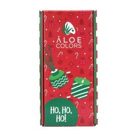 Aloe Colors Promo HO HO HO Home Gift Set Reed Diffuser Αρωματικό Χώρου 125ml & Scented Soy Candle Κερί Σόγιας 150gr