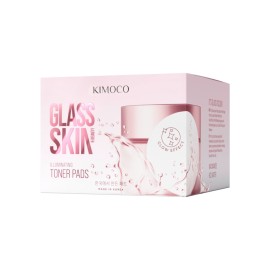 KIMOCO Glass Skin Illuinating Toner Pads Εμποτισμένα Δισκία με Νερό Ρυζιού 60τεμ